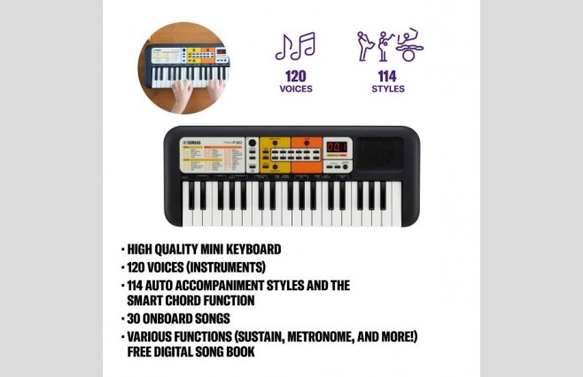 Yamaha PSS-F30 Beginners Keyboard - Image 7